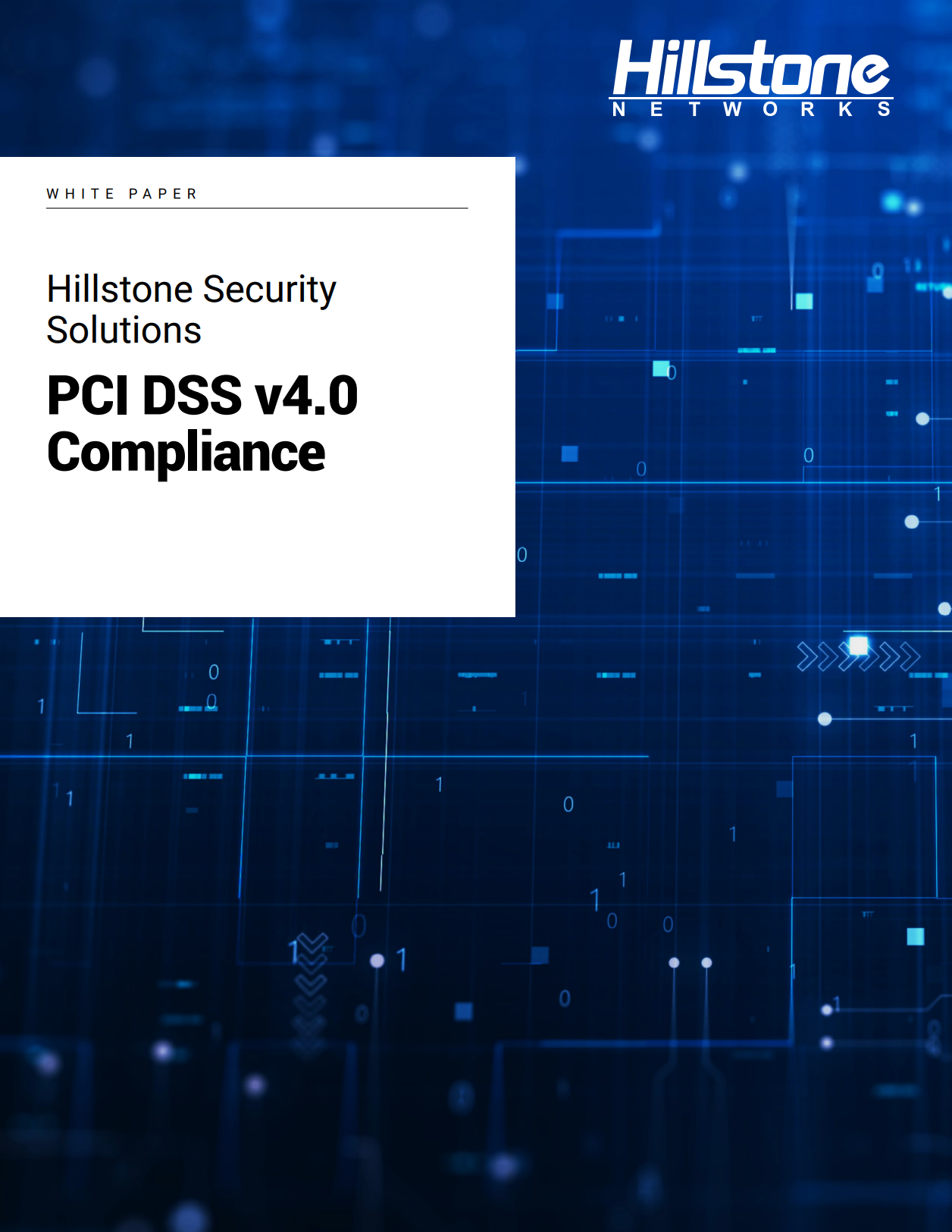 Hillstone Security Solutions PCI DSS v4.0 Compliance