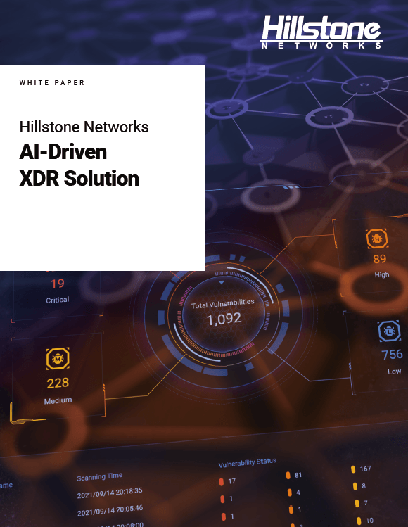 Hillstone Networks AI-Driven XDR Solution WhitePaper Cover
