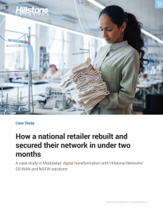 How a national retailer rebuilt and secured their network in under two months